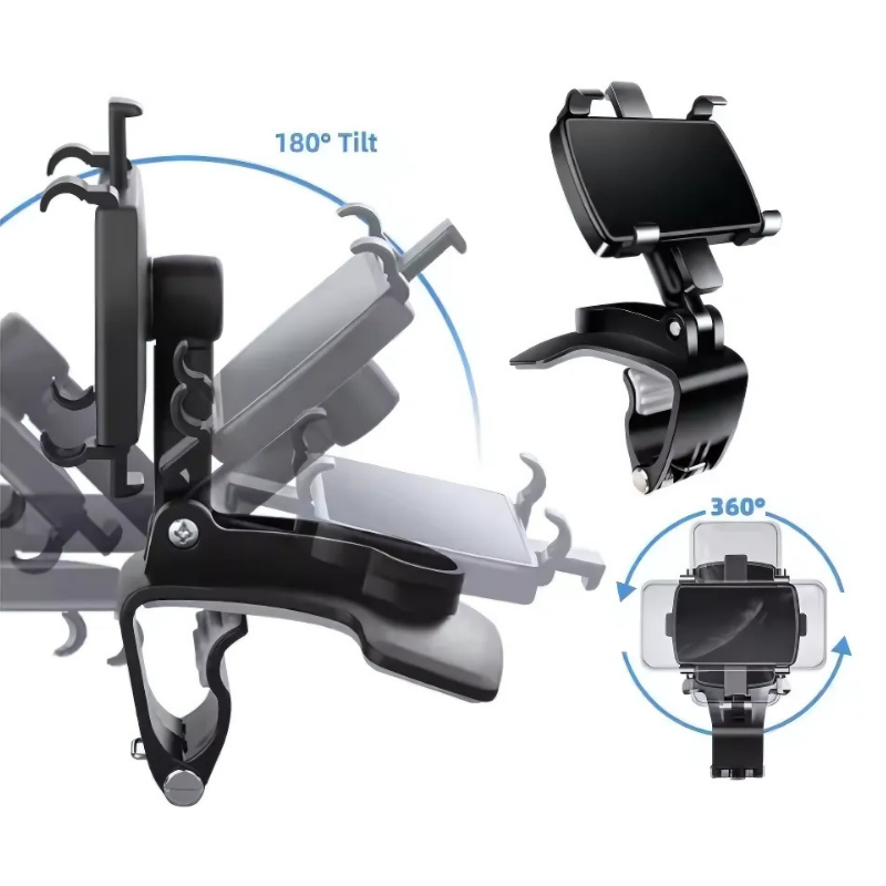 Holder360° PhoneGrip : Support de Téléphone Rotatif avec Prise Compacte Forte