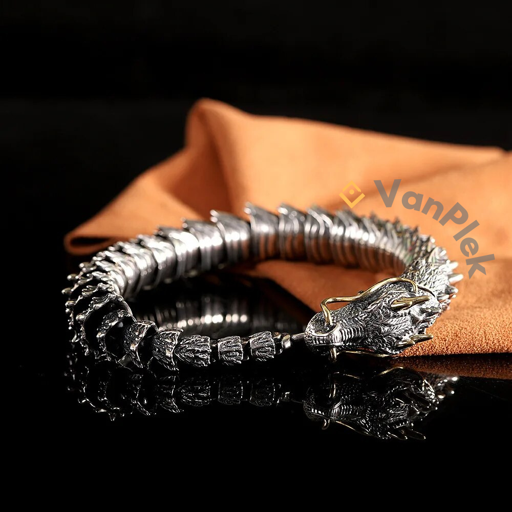 Jewelance™ SilverDragon - Bracelet en Argent Sterling