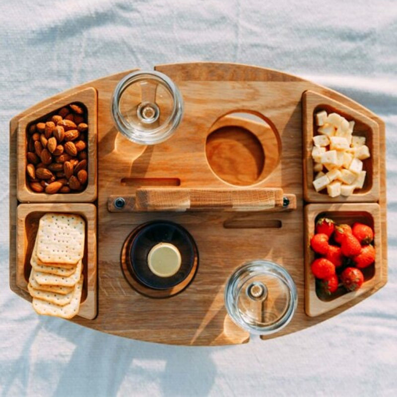Table de pique-nique en bois portable – WineNest