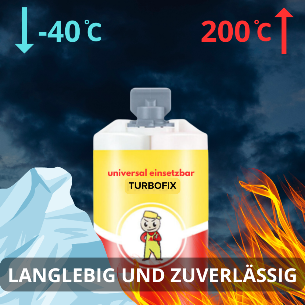 TurboFix - La colle de réparation rapide et fiable | 1+1 Gratuit !