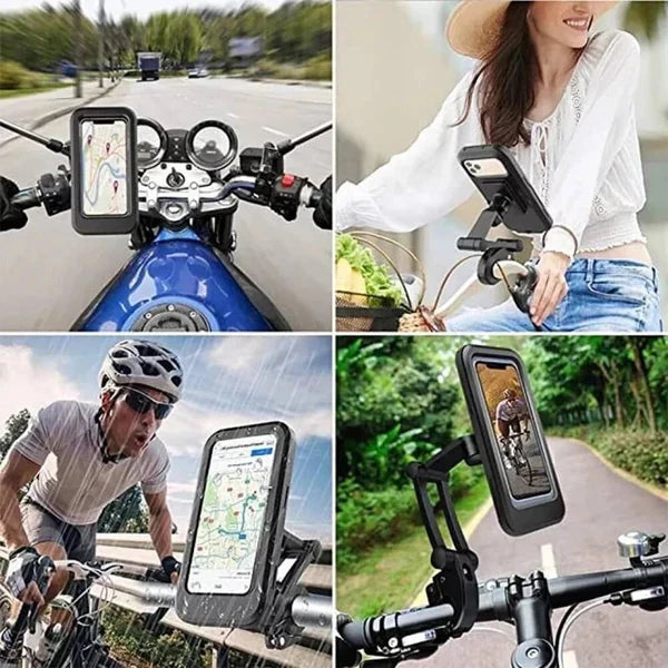 Support de Téléphone pour Vélo - Étanche et Réglable à 360°