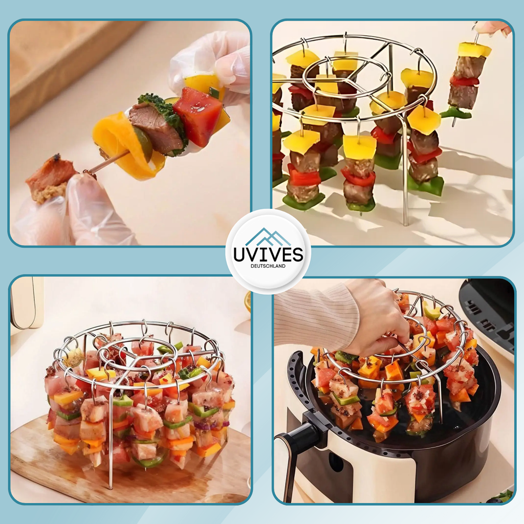 CrispGrill Set – Plaisir croustillant sans fumée ni graisse !