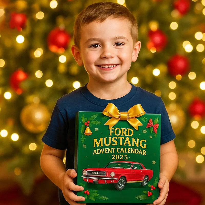 MustangMerry | Calendrier de l'Avent Ford Mustang 2025 Compte à rebours festif