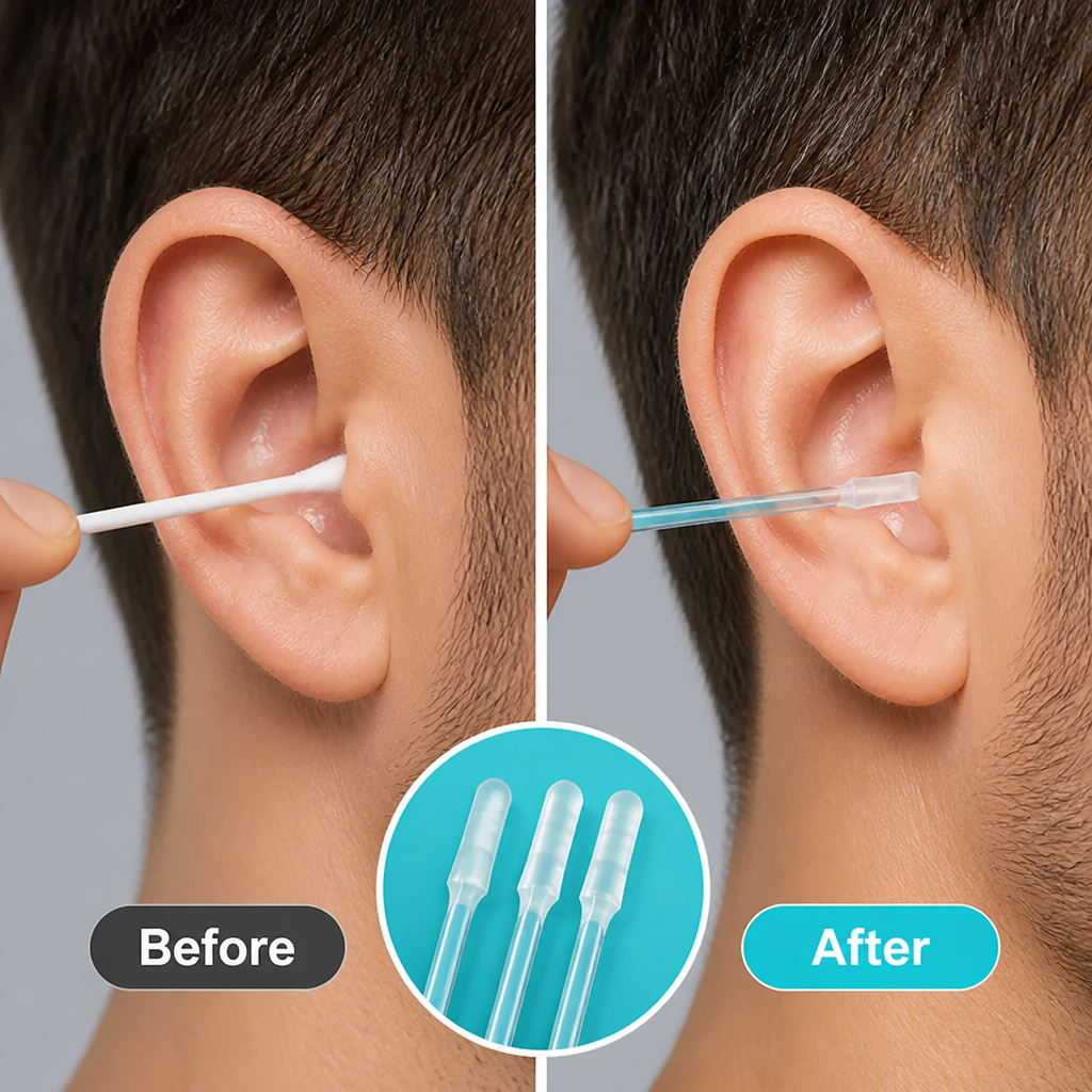 Outil de Soins Auriculaires Elyvanta™ — Profitez d'oreilles propres, douces et sans douleur qui se sentent instantanément rafraîchies