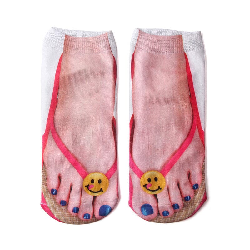 Chaussettes Imprimées Manucure Super Confortables