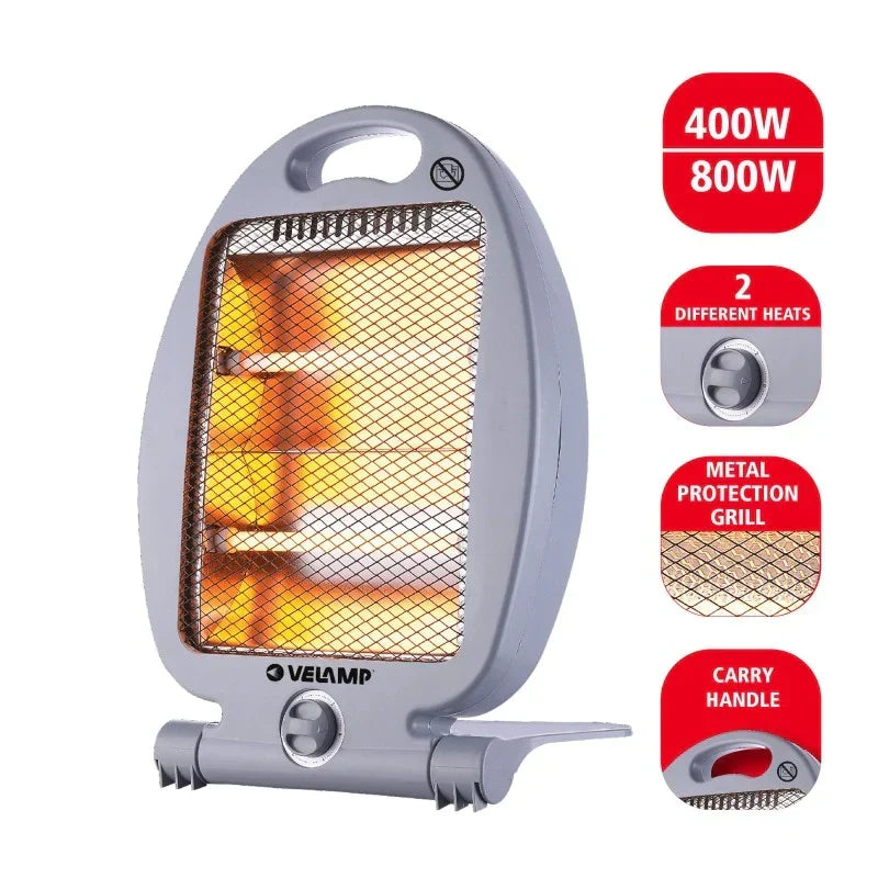 Chauffage Électrique 800W – Chauffage d'Espace Portable pour la Maison
