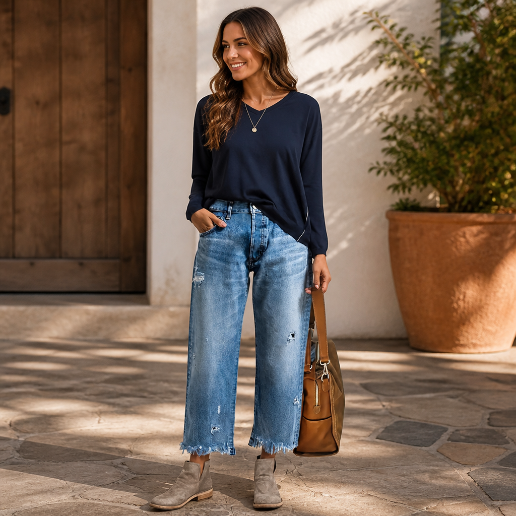 Shorts en Jean à Jambe Droite AzureCrest™ — Possédez Chaque Moment avec une Touche d'Audace et un Confort Inégalé