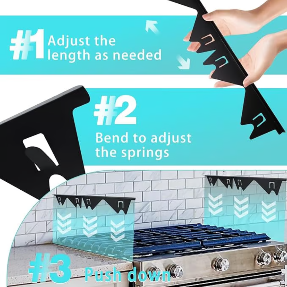 GapLock - Couvre-écarts de cuisinière ajustables
