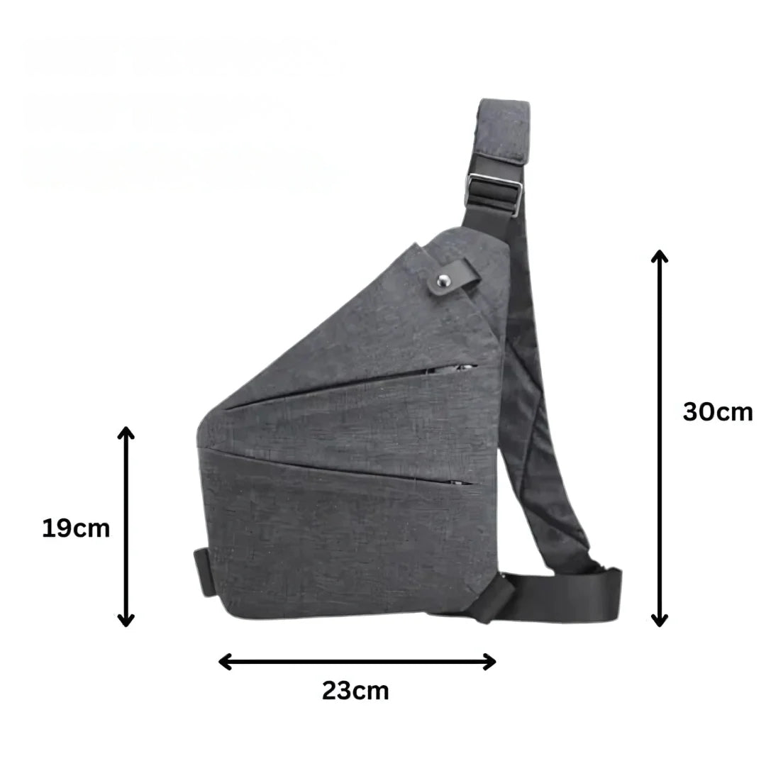Sac à bandoulière compact avec design anti-vol