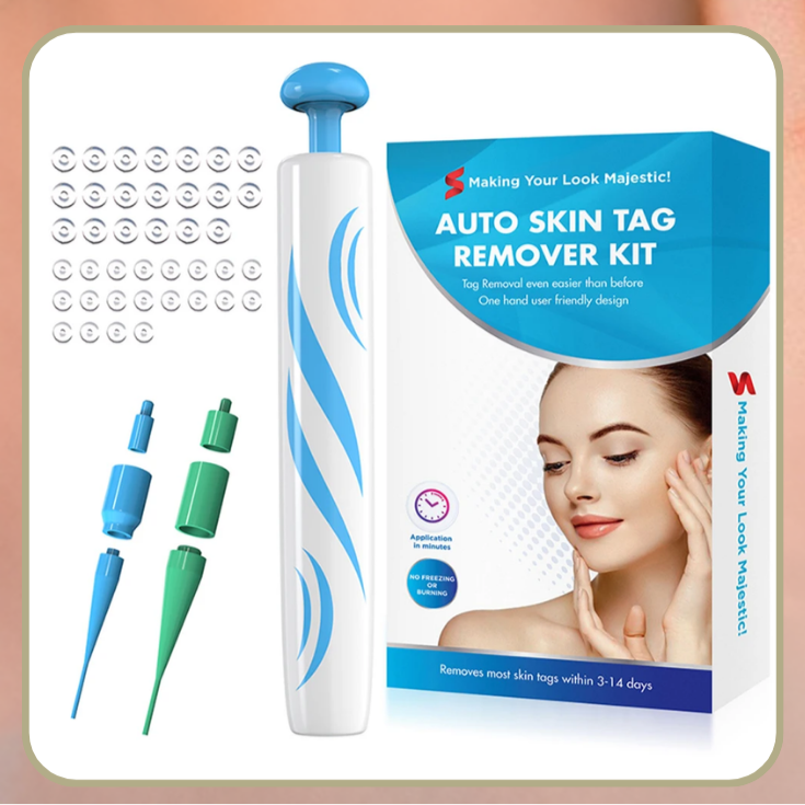 DermaLinx Éliminateur de Verrues | Élimination sans douleur des verrues et des grains de beauté | Pour la maison | Sans opération