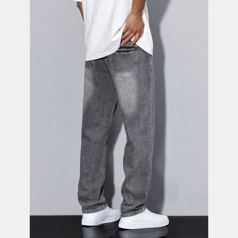 Pim - Jeans décontractés pour hommes en couleur unie
