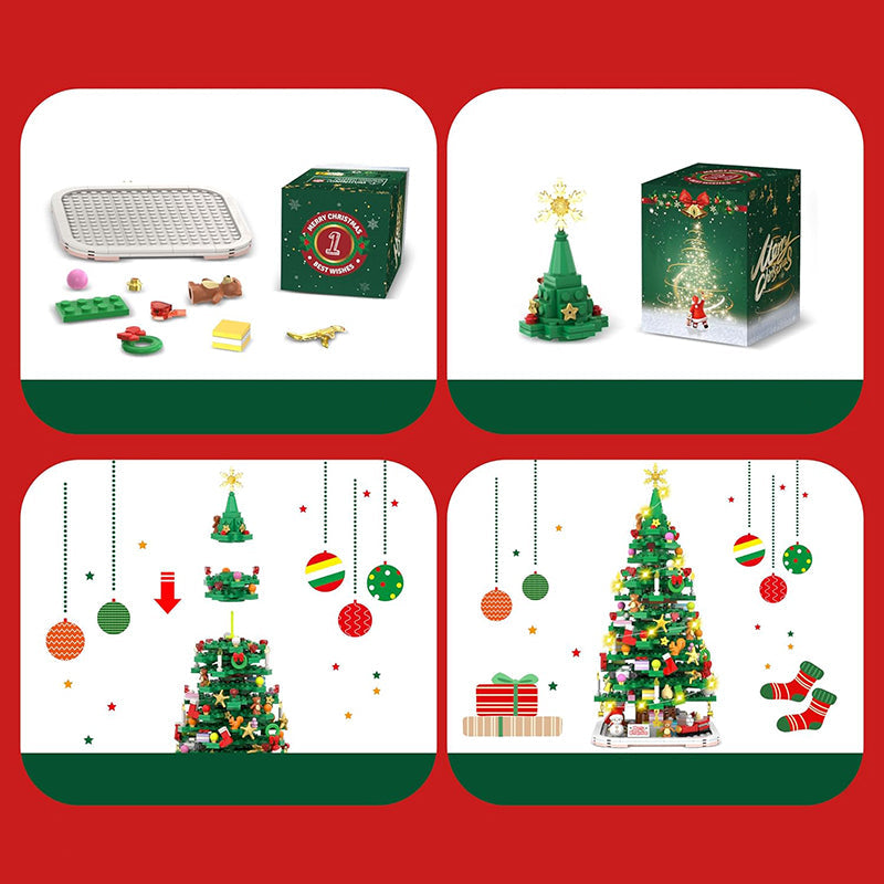 Calendrier de l'Avent Arbre de Noël 2026 – Kit à faire soi-même pour décoration de Noël