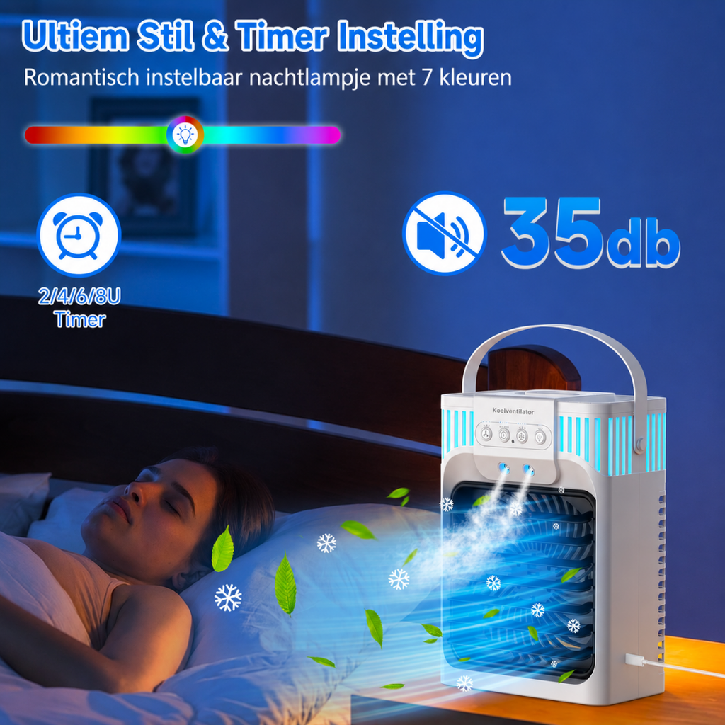 Climatiseur Portable - Refroidisseur d'air 5-en-1 avec Télécommande