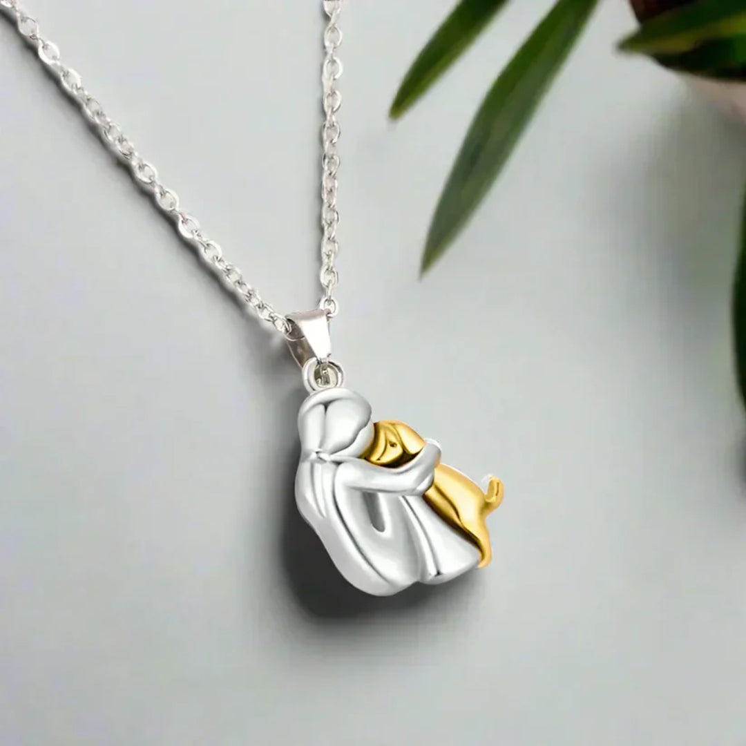 Collier - Pendentif Coeur et Chien pour Amoureux des Animaux - PawHeart