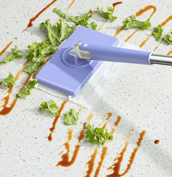 Cleaner Pro° ClampingMop : Balai à Serre Automatique à Séchage Rapide Pour Nettoyage Humide et Sec