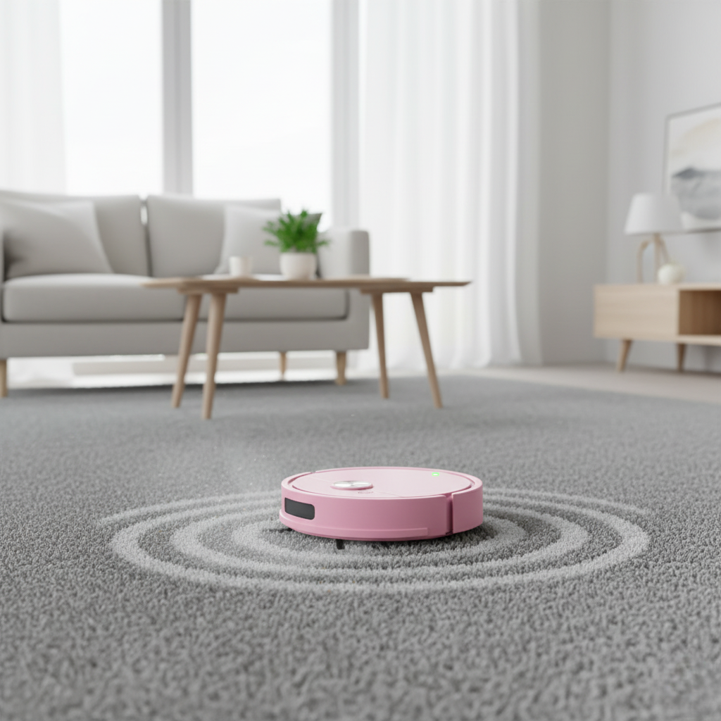 Aspirateur Robot Intelligent avec Fonction Balai 2-en-1 Nettoyage de Sol Intelligent Aspiration et Lavage Automatiques pour Sol Durs | Sansoti