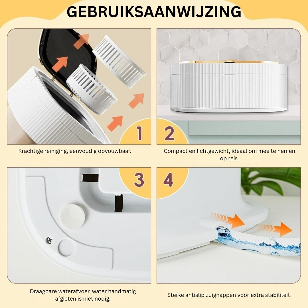Lave-linge portable - Design pliable 11L