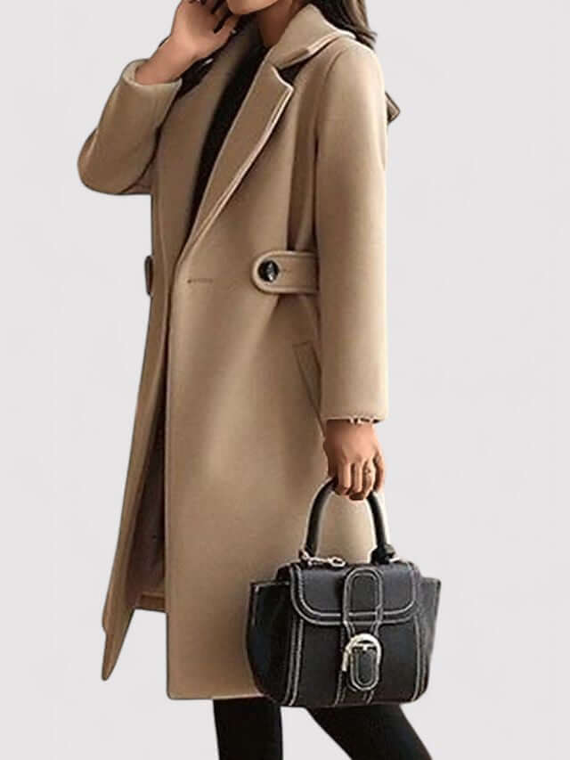 Manteau d'Hiver avec Ceinture