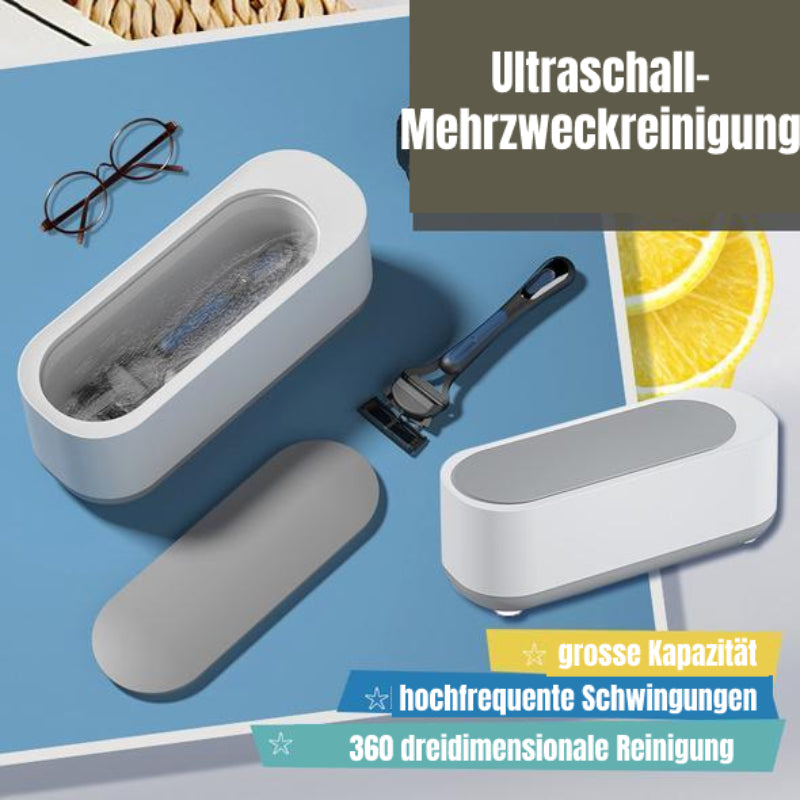 Nettoyeur Ultrasonique | Nettoyage Approfondi à 360° | Pour Lunettes & Bijoux | Portable | SonicPure
