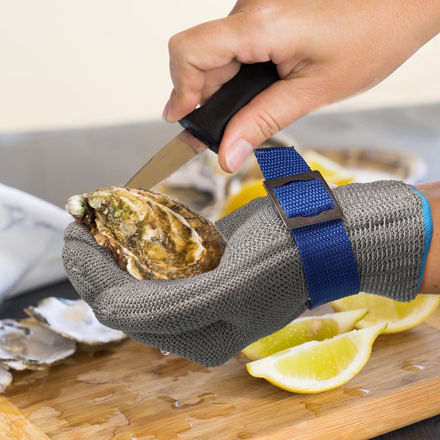 Skanto | Safehands - Gant en métal avec maille en acier inoxydable (1+1 gratuit)