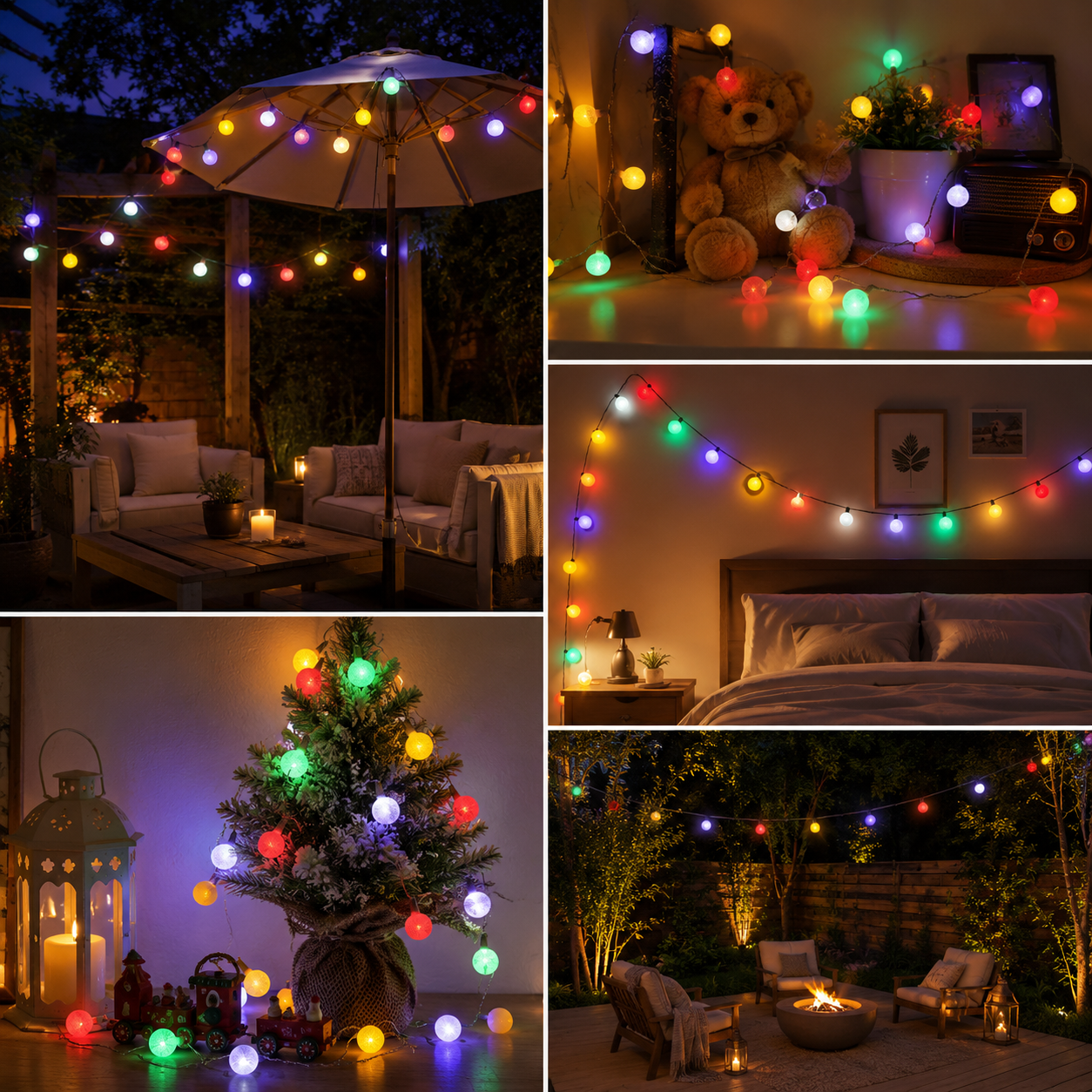 Guirlande Lumineuse Solaire pour Jardin Terrasse et Balcon