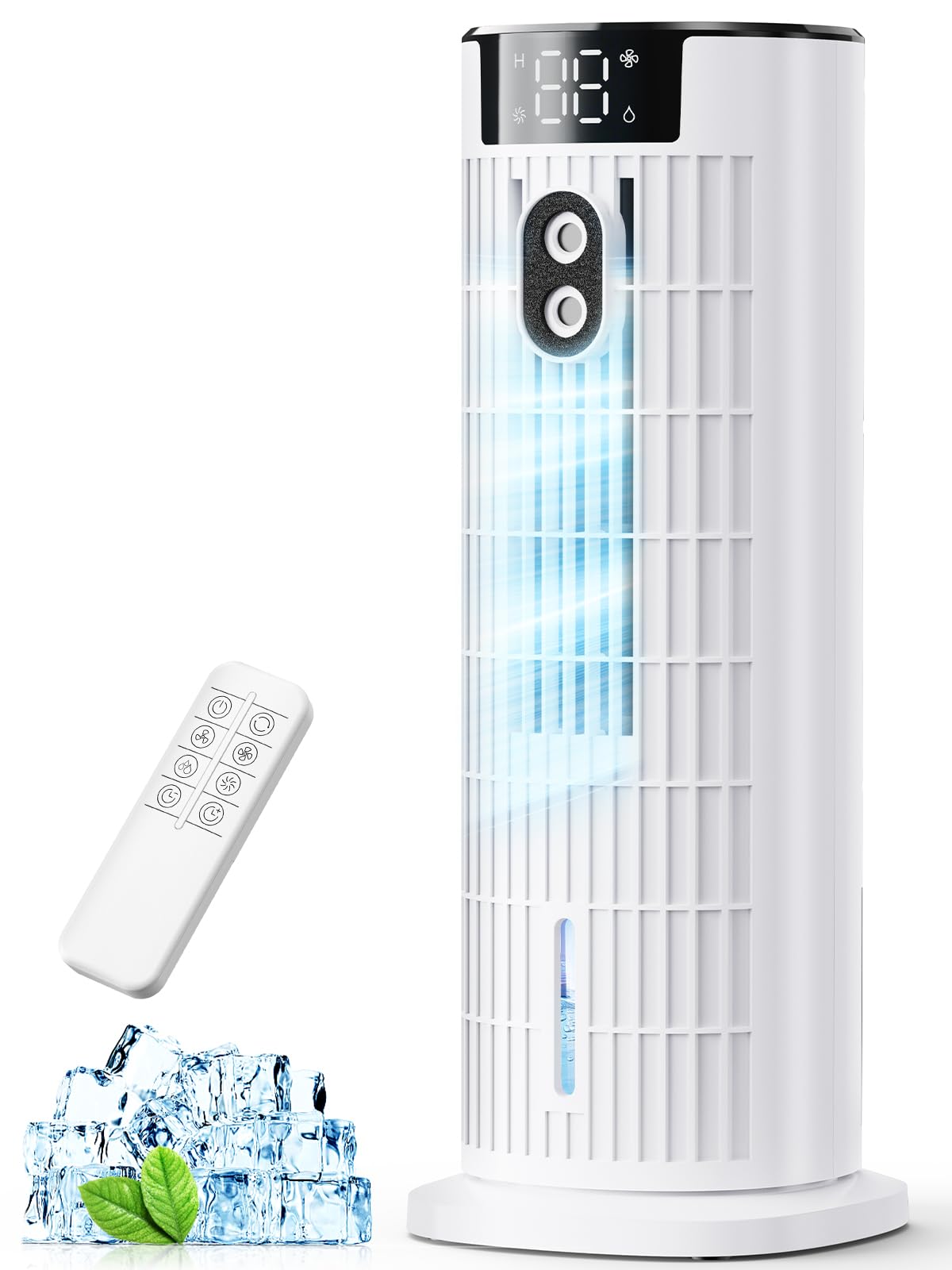 Refroidisseur d'air portable 4-en-1 avec télécommande et fonction brumisation