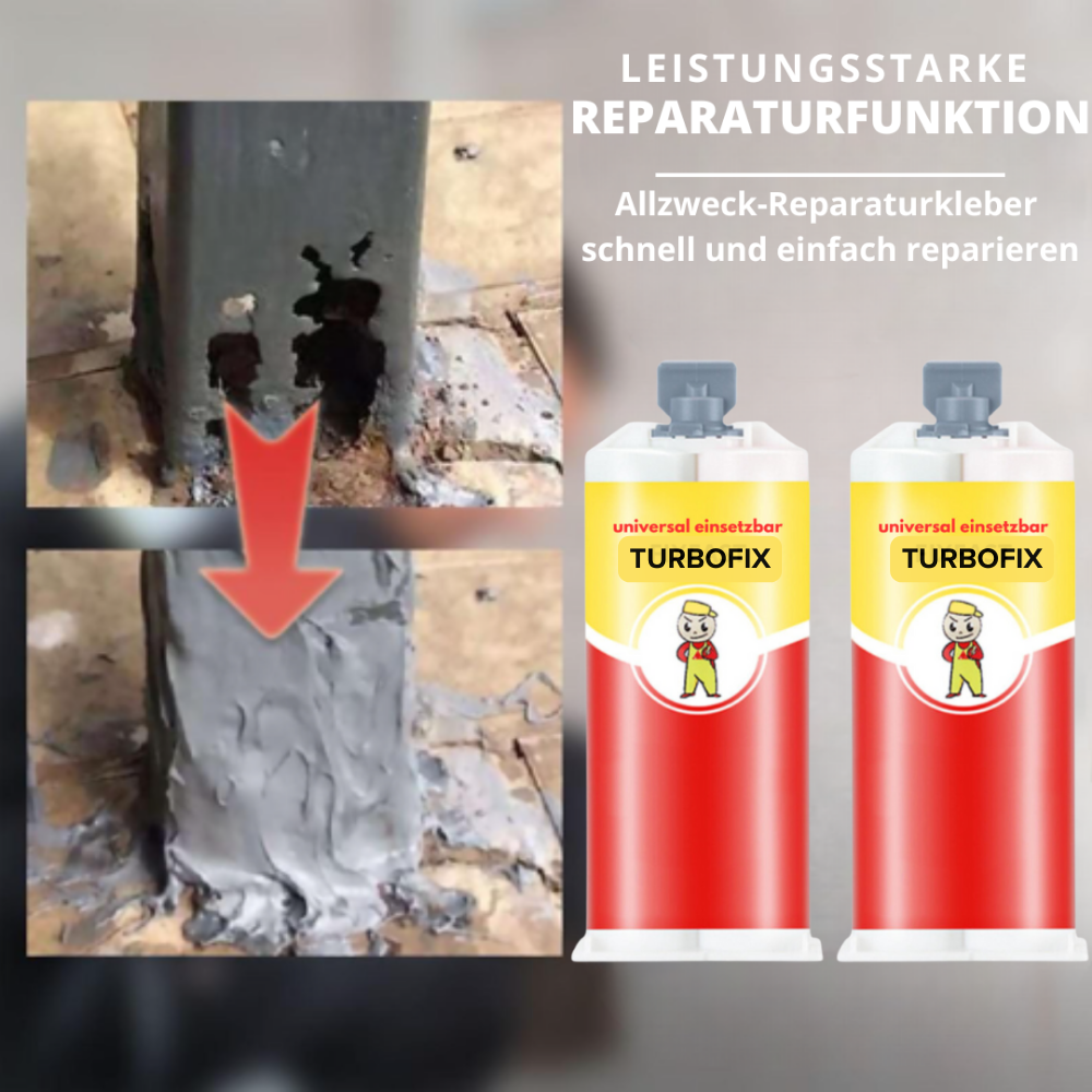 TurboFix - La colle de réparation rapide et fiable | 1+1 Gratuit !