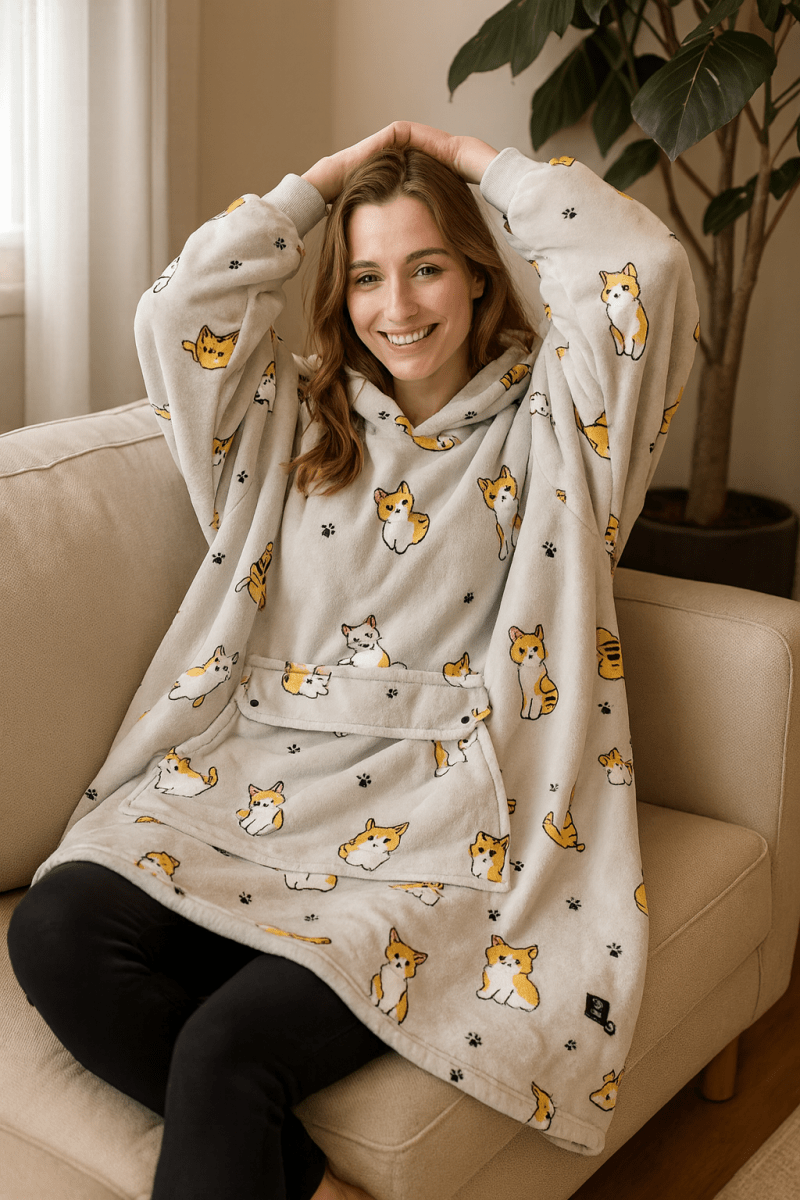 Hoodie Duvet Chauffant USB – Douce Couverture Électrique Portable pour un Confort Douillet à Domicile