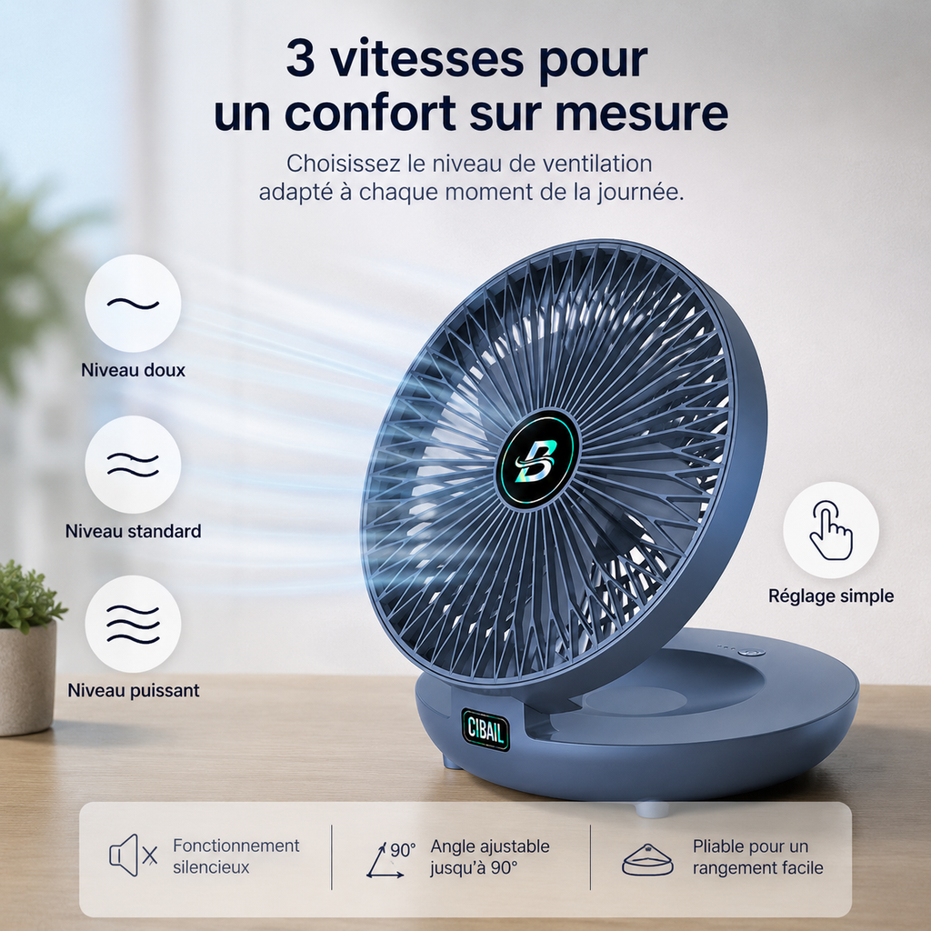 Ventilateur de Cuisine Domestique à Double Usage