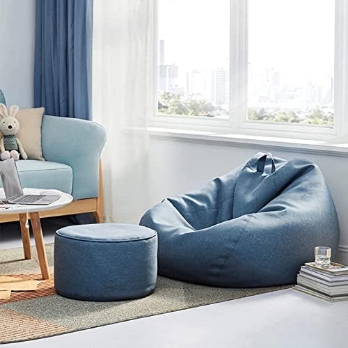 Norvo | Bean Bag Luxueux en Lin – Mobilier de Confort Ergonomique et Élégant