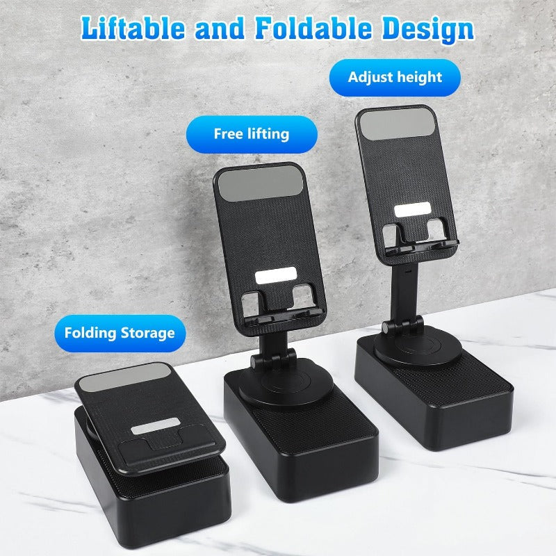 Support de haut-parleur Bluetooth pliable 3-en-1 avec batterie externe