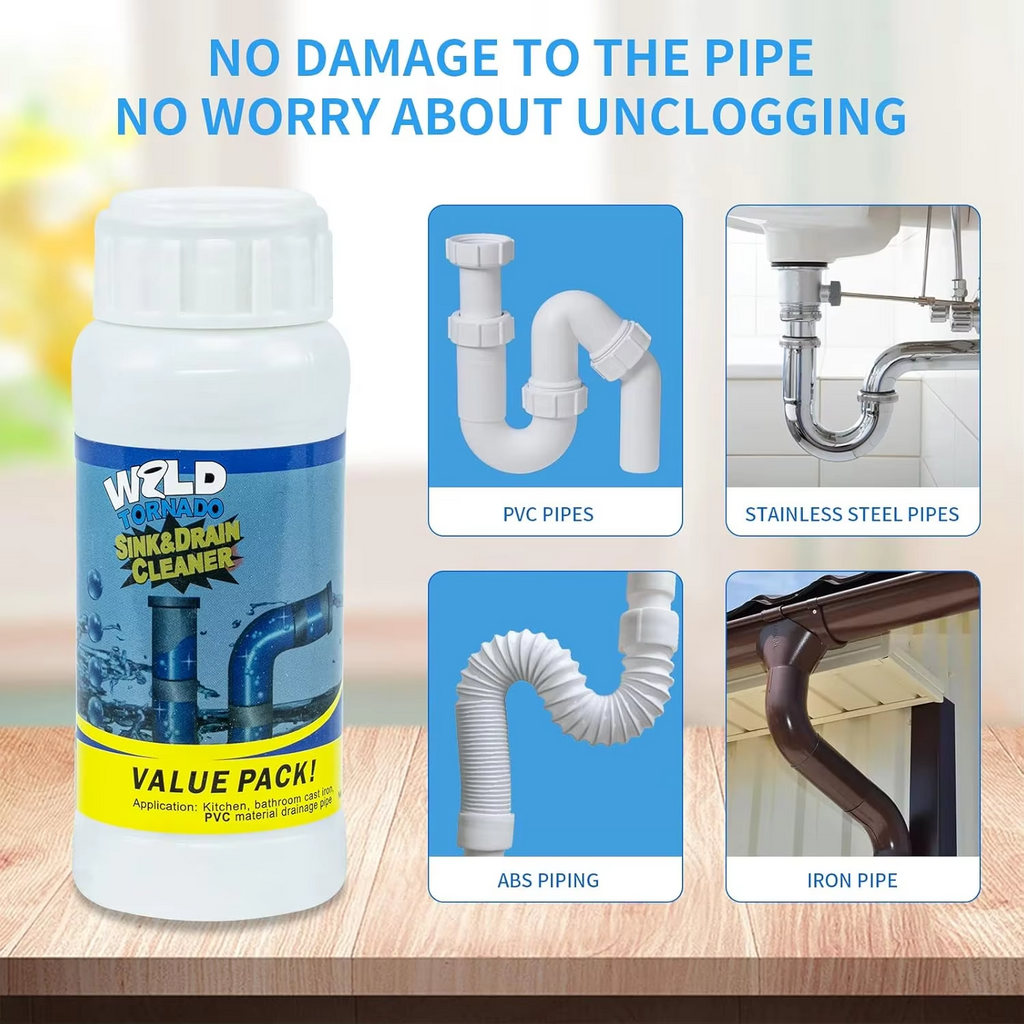 ClearFlowPro™ — Éliminez les Obstructions Rapidement et Redonnez Vie à Vos Éviers