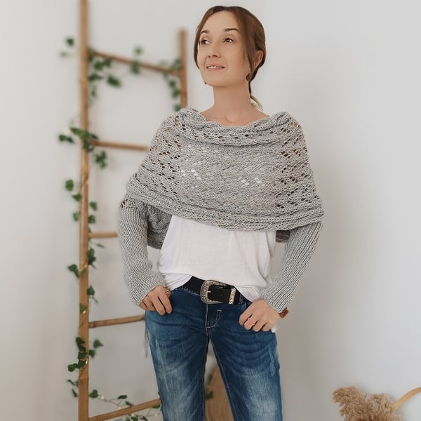 Reinhilde™ Écharpe – Écharpe à manches doubles