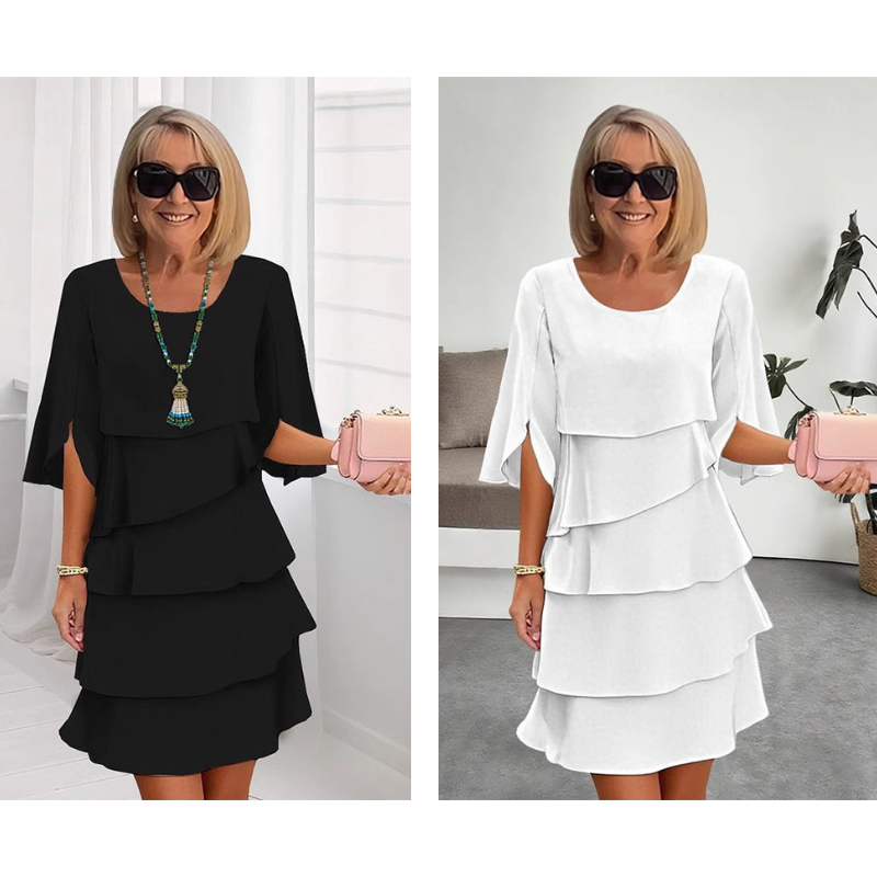Robe AriaLuxe™ — Bougez librement, ayez un look éblouissant toute la journée