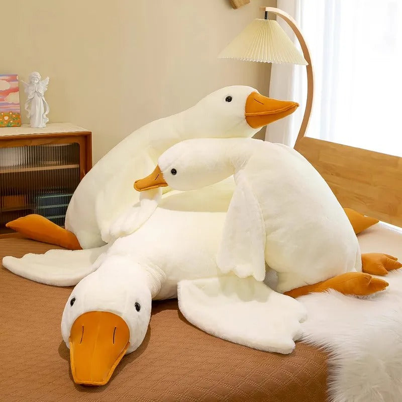 DreamNest™ Oie en Peluche — Votre Étreinte Apaisante pour un Calme Instantané et un Confort Bienheureux