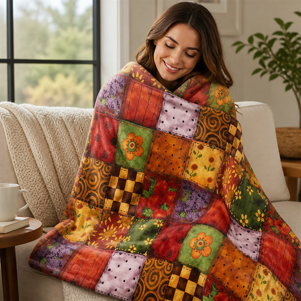 BloomAura™ — Enveloppez-vous dans un Confort Floral Luxueux Qui Ressemble à un Câlin Chaud et Apaisant