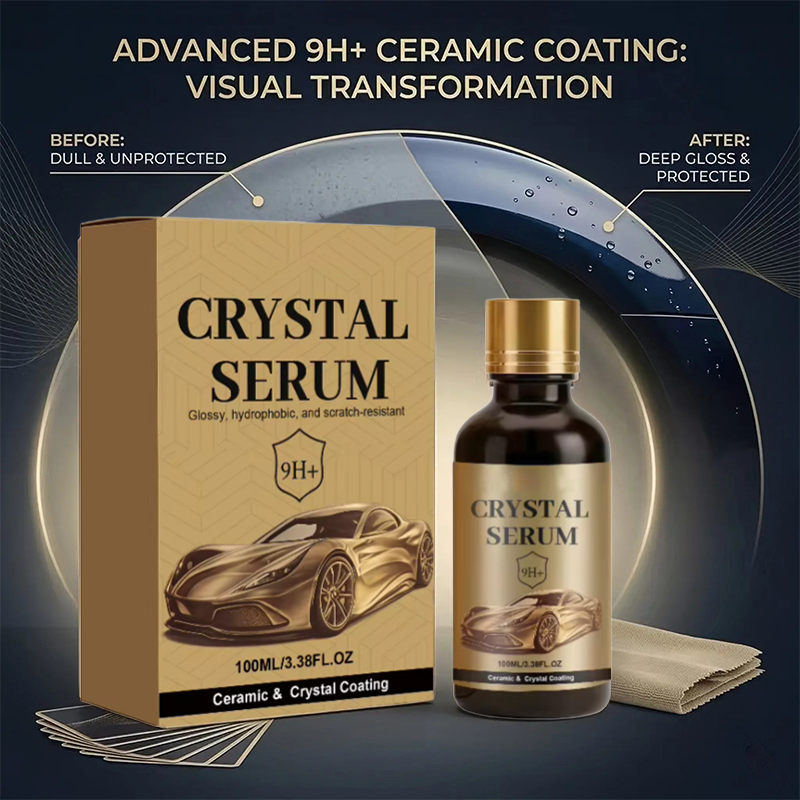 Crystal Serum™ — Éveillez un Éclat Éblouissant et une Armure de Peinture Incassable