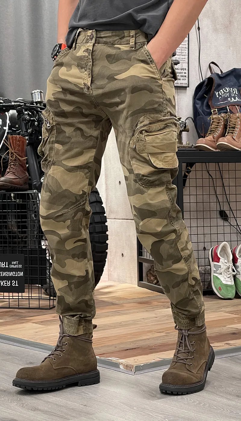 Strider™ Cargo | Jean cargo slim fit usé | 50% DE REMISE