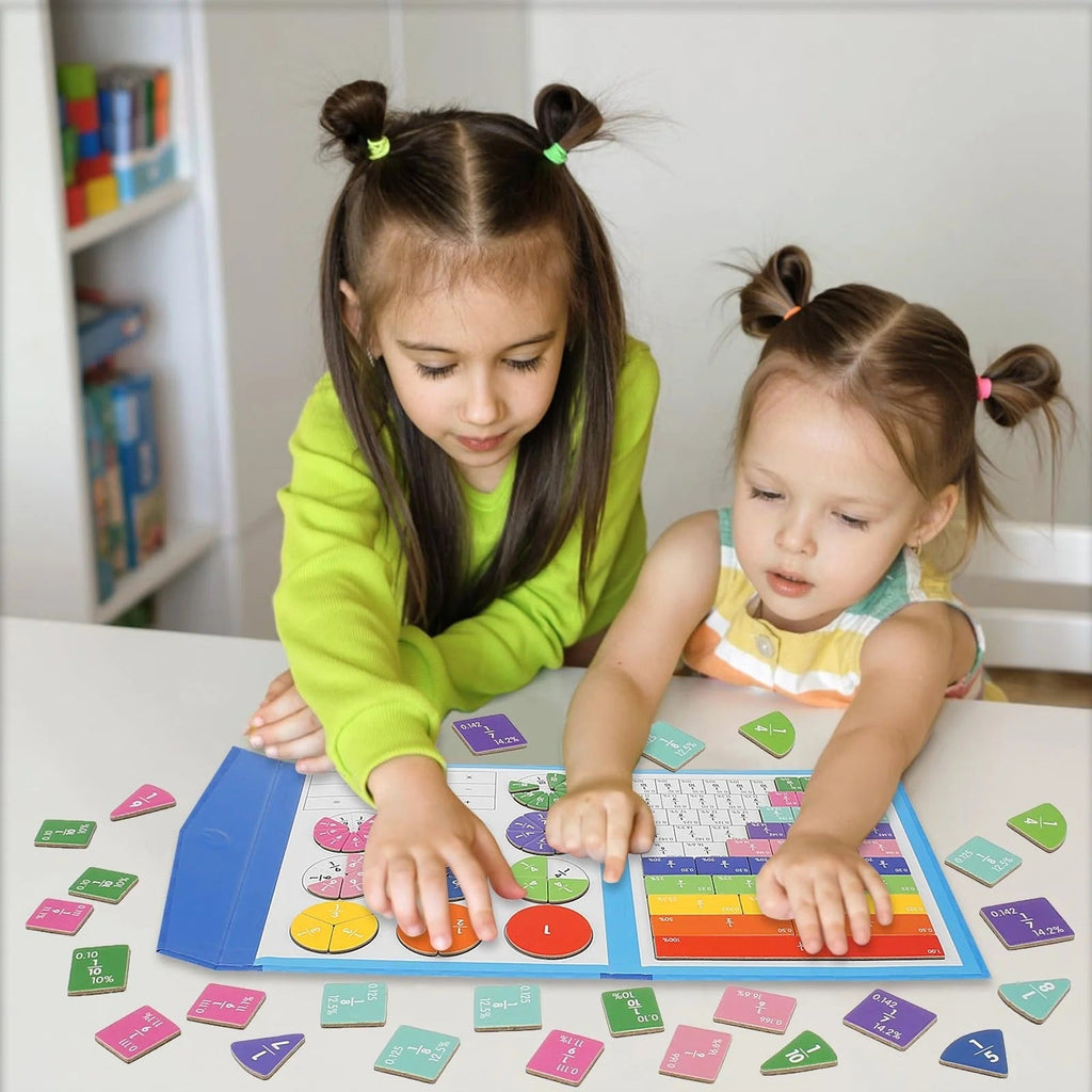 Puzzle de Fractions Magnétiques Montessori