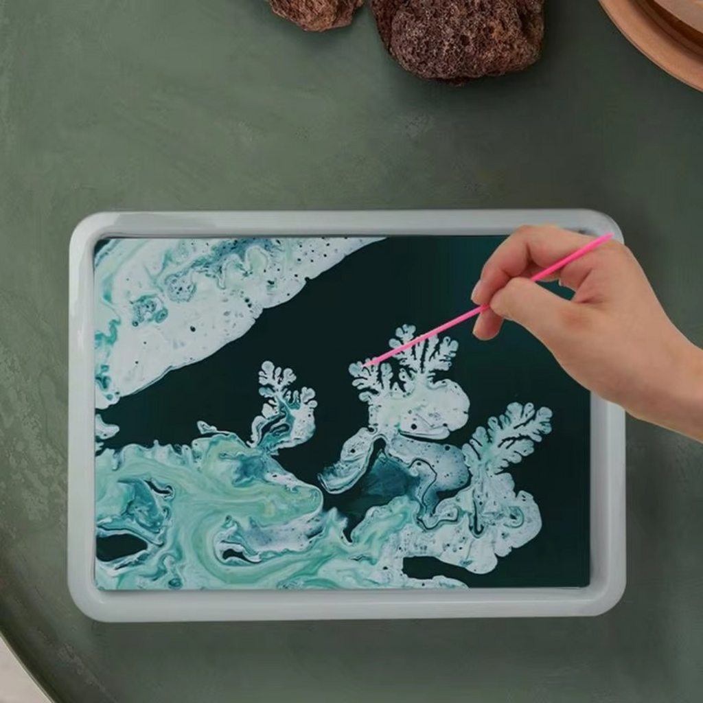 ColorSplash™ Kit de Marbrage à l'Eau — Éveillez la Créativité de Votre Enfant avec Chaque Tourbillon Envoûtant