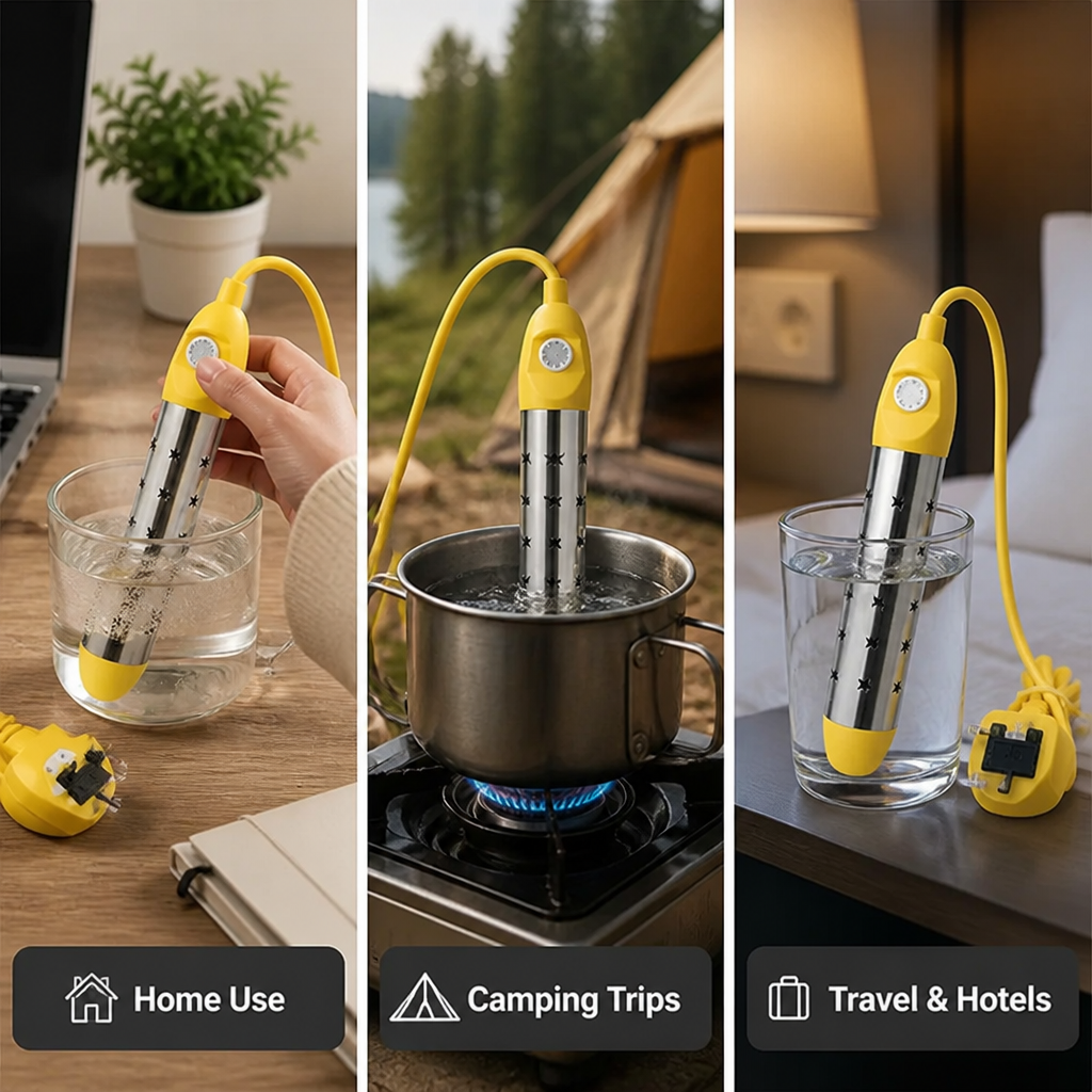 BlazeStream™ Pro — Chaleur Instantanée et Sûre Où que la Vie Vous Mène
