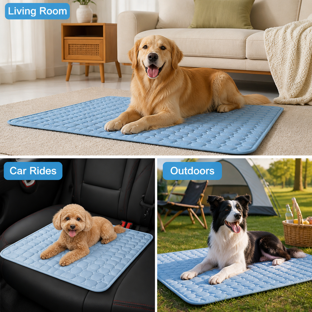 ChillPaw™ — Confort frais instantané qui garde votre animal heureux, frais et rafraîchi partout