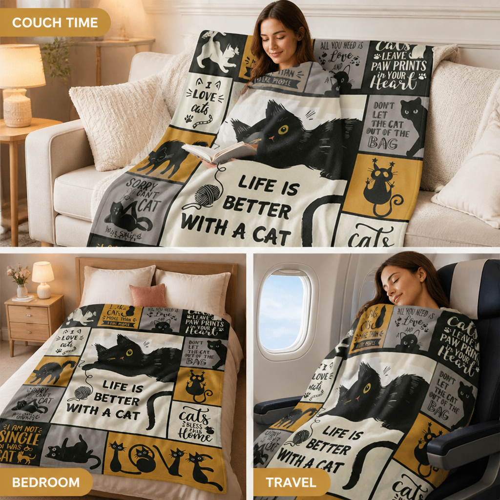 CuddlePelt™ — Enveloppez-vous dans une douceur chaleureuse et joyeuse qui ressemble à un câlin affectueux