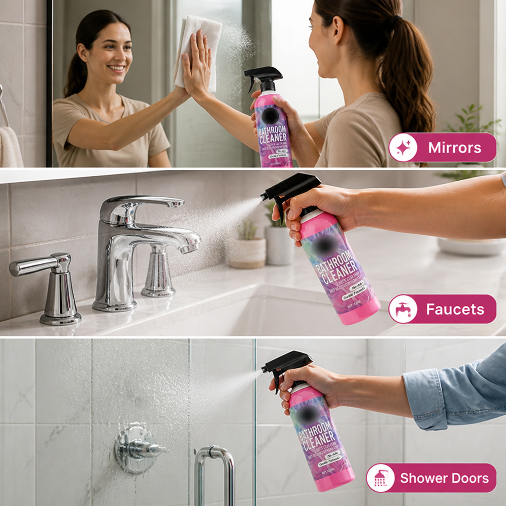 Bathivex™ Élixir de Salle de Bain — Brillance Sans Effort Qui Éloigne La Moisissure et Garde Votre Salle de Bain Fraîche