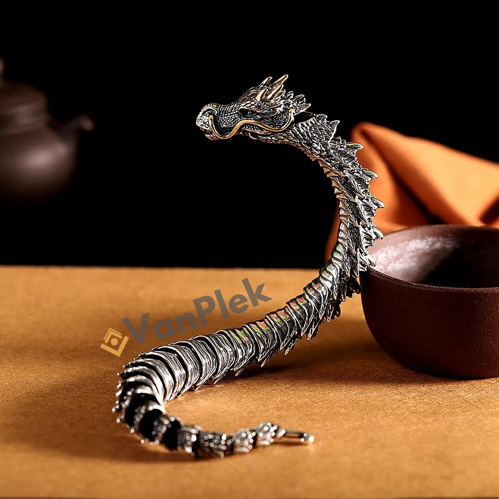 Jewelance™ SilverDragon - Bracelet en Argent Sterling