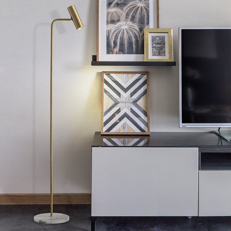 Lampe sur Pied LED Réglable en Fer Industriel