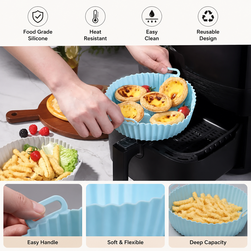 CrispEase™ — Révolutionnez votre cuisine avec un nettoyage sans désordre et sans stress