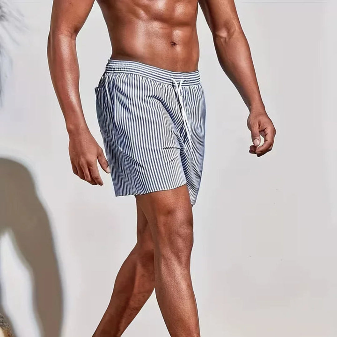 Maillot de bain à motif rayé