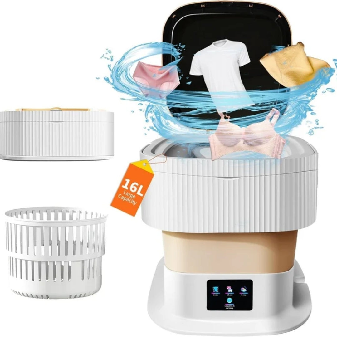 Lave-linge portable - Design pliable 11L