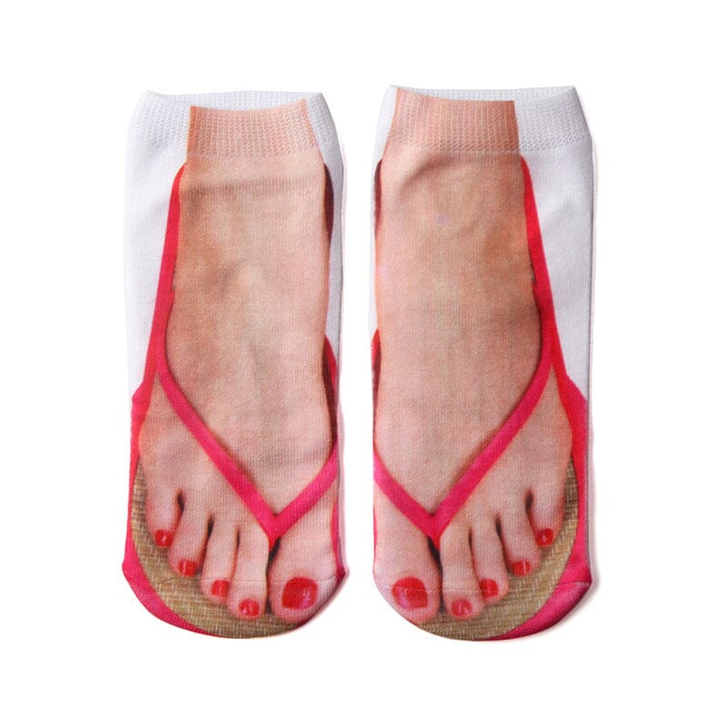 Chaussettes Imprimées Manucure Super Confortables